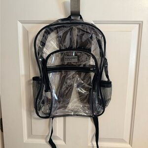Clear Reboot Black Trim Backpack